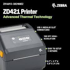 طابعة ملصقات Zebra ZD421 — صورة 3